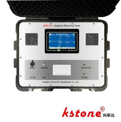Máy kiểm tra toàn diện SF6 thông minh với thu hồi, độ tinh khiết, vi lượng nước, sản phẩm phân hủy [KS30-R-6]