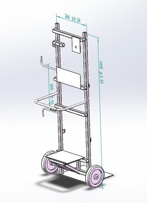Mobile Vacuum Dilo SF6 Gas Cart ,63kg, DN8mm, For Gas Refilling [KSCZ-15C]